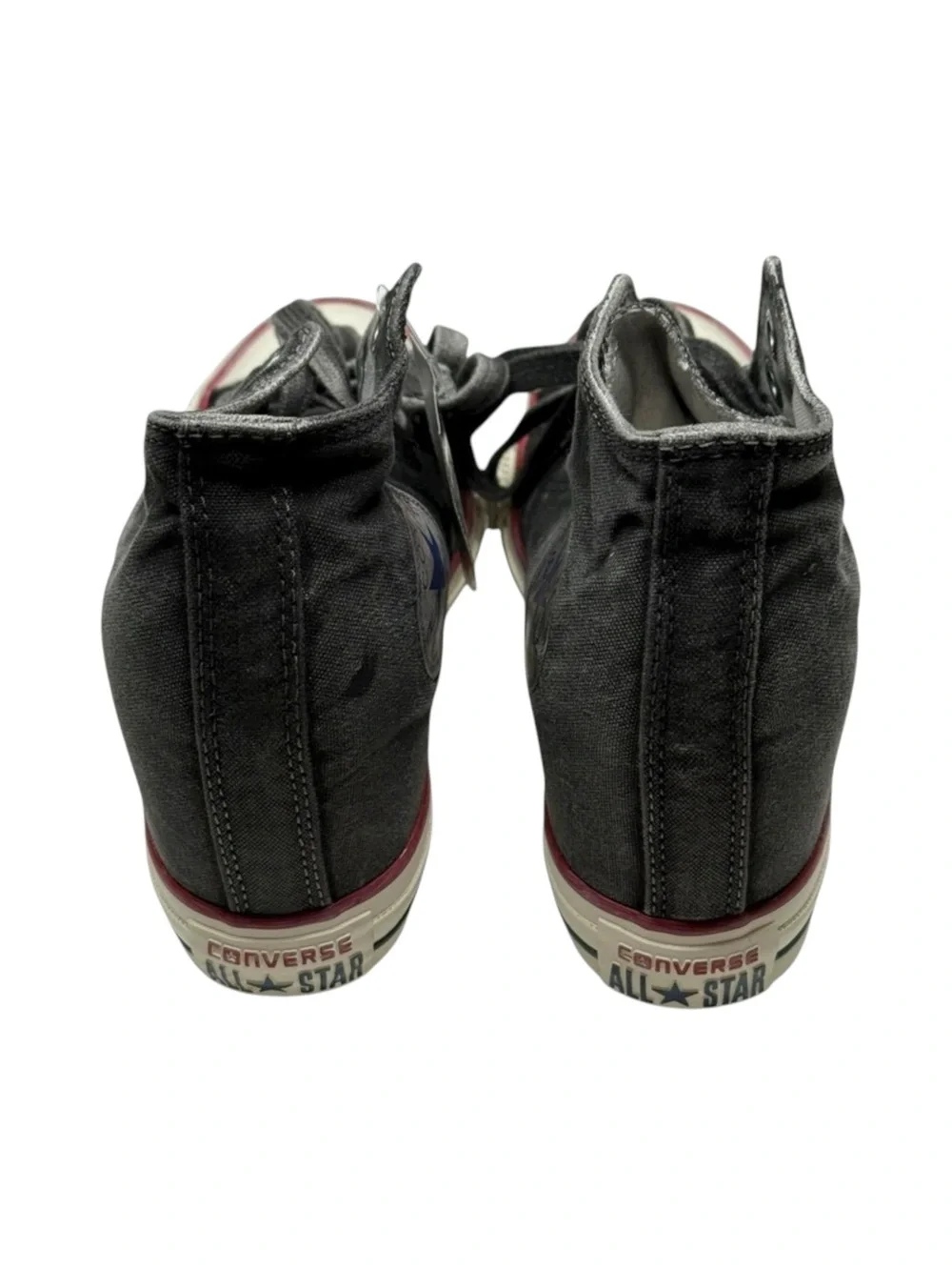 new Converse ✪ CTAS Lux Mid Hidden Platform Wedge Sneaker ✪ Distressed Grey ✪ 8M - Picture 5 of 16